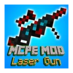 laser gun mod mcpe android application logo